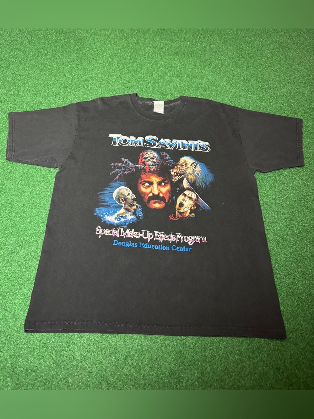 Tom Savini Horror Vintage T Shirt Special Effects Movie Program XL 90s Y2K